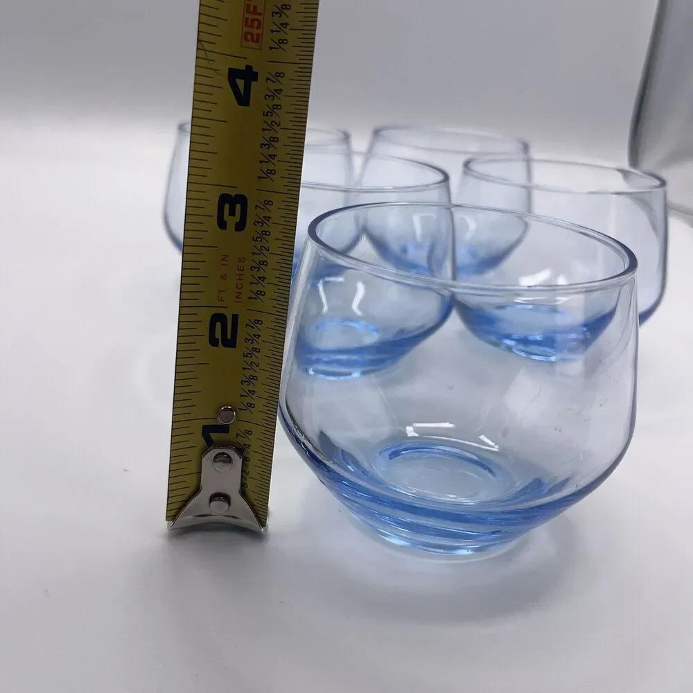 Blue Hue Bar Glasses Set Of 5